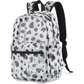 Cactus Mesh Backpack for Women Girls, Semi-Transparent School Bag Bookbag See Through Beach Bags for Kids Adults