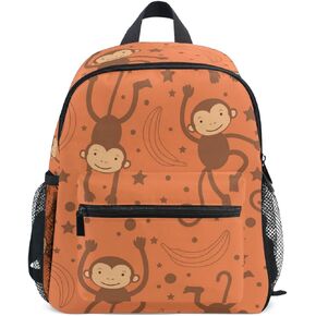 Kids Backpack for Girls Strawberry Cute Pink Toddler Bags Children Preschool Kindergarten Small Chest Strap 3-8 Years Old