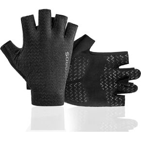 ROCKBROS Cycling Gloves Bike Gloves Biking Gloves for Men and Women Half Finger MTB Road Bicycle Gloves - Absorbing Gel Pad Anti-Slip Breathable Motorcycle Mountain Bike Gloves Unisex