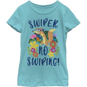 Nickelodeon Dora The Explorer Quit It Swiper Girls Short Sleeve Tee Shirt