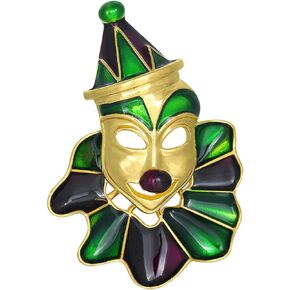 Mardi Gras Pin for Women Mardi Gras Brooch Pins Crystal Rhinestone Mardi Gras Enamel Pin Mardi Gras Lapel Pin Mardi Gras Jewelry Pins for Women Girls Mardi Gras Decorations