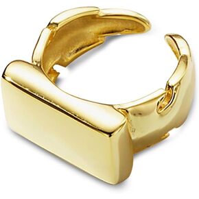 Womens Open Geometry Multi Lines Band Ring,Adjustable 14K Yellow Gold Simple Cocktail Punk Band Ring Jewelry for Women Girls
