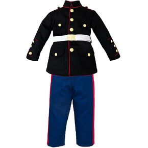 Trooper Clothing Boy's 3 Pc Marine Corp Dress multi-color Uniform Set XS