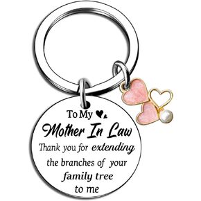 Mother In Law Gifts From Daughter Son In Law Mothers Day Gifts Unique Keychain Thank You Gifts For Mother In Law From Bride Groom Birthday Stocking Stuffers