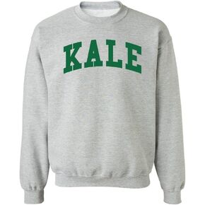 Promotion & Beyond Kale Funny Vegan Crewneck Sweatshirt