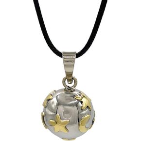 Nature Reflections Evening Sky Angel Caller Chime Necklace, Harmony Ball, Fairy Bell Jewelry