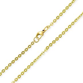 Bling Jewelry Thin 1MM Two Tone Twist Infinity or Diamond-Cut Rolo Cable Chain Necklace Silver Tone Stainless Steel For Women Teen 16 18 20 24 Inch