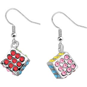 CENWA Mini Cube Earrings Cube Gift Nerd Earrings Math Jewelry Geek Earrings (Cube Earrings1)