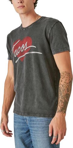 Lucky Brand Men's I Love Tacos Tee in Saudi Arabia