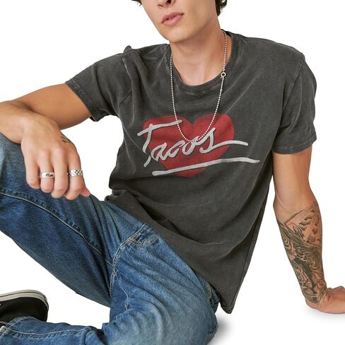 Lucky Brand Men's I Love Tacos Tee in Saudi Arabia