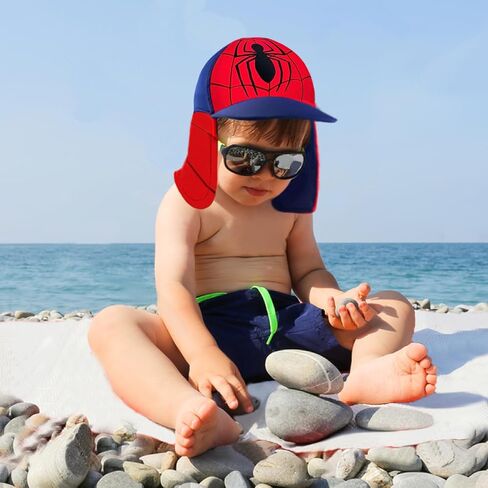 Kids Legionnaires Hat, UPF 50+ Sun Protection Swim Cap Flap Hat for Kids, Quick Drying Sun Hat for Beach Seaside in Saudi Arabia