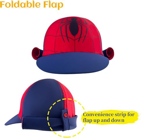 Kids Legionnaires Hat, UPF 50+ Sun Protection Swim Cap Flap Hat for Kids, Quick Drying Sun Hat for Beach Seaside in Saudi Arabia