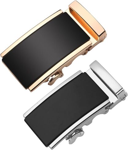 Bleiou 2 قطعة مشبك حزام بسقاطة فقط مشبك تلقائي لأحزمة الرجال لحزام حزام 1 3/8 مشبك نقر تلقائي in Kuwait