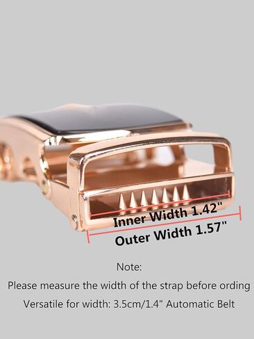 Bleiou 2 قطعة مشبك حزام بسقاطة فقط مشبك تلقائي لأحزمة الرجال لحزام حزام 1 3/8 مشبك نقر تلقائي in Kuwait