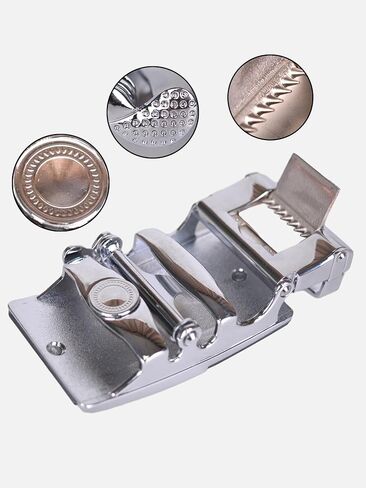 Bleiou 2 قطعة مشبك حزام بسقاطة فقط مشبك تلقائي لأحزمة الرجال لحزام حزام 1 3/8 مشبك نقر تلقائي in Kuwait