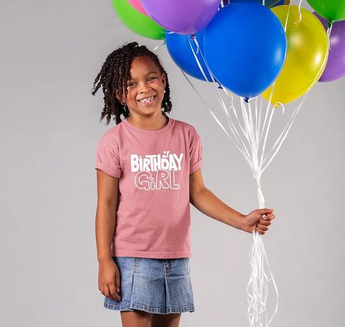 قميص عيد ميلاد فتاة 1st 2nd 3rd 4th 5th 6th سنة قمصان سعيدة الزي طفل صغير in Kuwait