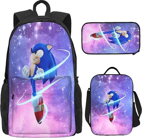 مجموعة حقيبة ظهر كرتونية من UPIKIT متعددة الوظائف 3 في 1 مع حقيبة غداء للأولاد والبنات حقيبة ألعاب خفيفة الوزن in Kuwait