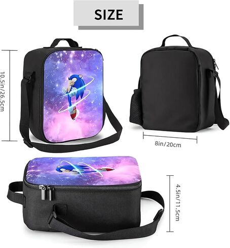 مجموعة حقيبة ظهر كرتونية من UPIKIT متعددة الوظائف 3 في 1 مع حقيبة غداء للأولاد والبنات حقيبة ألعاب خفيفة الوزن in Kuwait