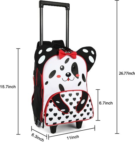 seastig Toddler Rolling Backpack Kids Suitcase Luggage Backpack with Wheels Cute Small Preschool Backpack for Travel School in Saudi Arabia