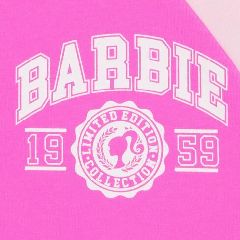 Barbie Collegiate Logo Let’s Go Womens Bomber Jacket, Button-Down Varsity Jacket for Adults in Saudi Arabia