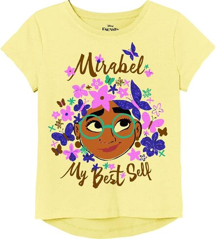 Disney Girls' Big Encanto Mirabel My Best Self T-Shirt in Saudi Arabia