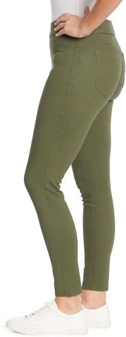 NINE WEST Ladies Heidi Pull On Pant | Women Pullon Pant | Pull On Pants for Women - Army Olive 12 in Saudi Arabia