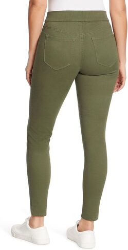 NINE WEST Ladies Heidi Pull On Pant | Women Pullon Pant | Pull On Pants for Women - Army Olive 12 in Saudi Arabia