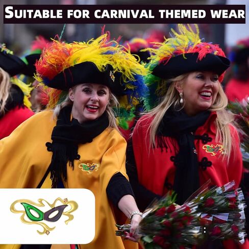 Mardi Gras Pin for Women Mardi Gras Brooch Pins Crystal Rhinestone Mardi Gras Enamel Pin Mardi Gras Lapel Pin Mardi Gras Jewelry Pins for Women Girls Mardi Gras Decorations in Saudi Arabia