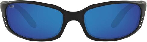 Costa Del Mar Men's Brine Oval Sunglass Readers, Matte Black/Grey Blue Mirrored Polarized C-Mate-580P, 59 mm + 2.5 in Saudi Arabia