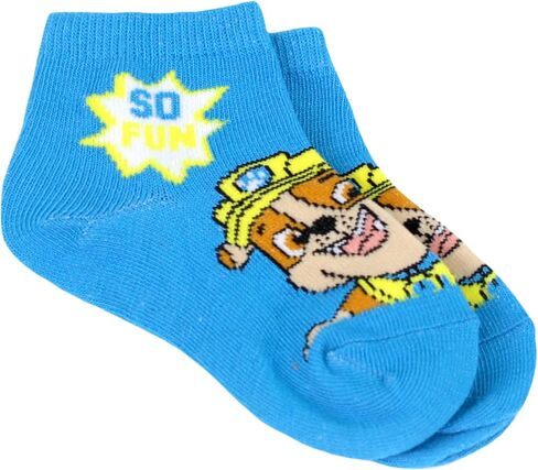 Nickelodeon Toddler Boy's 5 Pack Paw Patrol Character Quarter Socks in Saudi Arabia