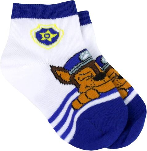 Nickelodeon Toddler Boy's 5 Pack Paw Patrol Character Quarter Socks in Saudi Arabia