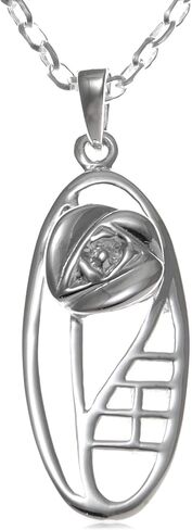 قلادة من الفضة الاسترلينية بتصميم Charles Rennie Mackintosh مع سلسلة فضية مقاس 45.72 سم وصندوق هدايا in Kuwait