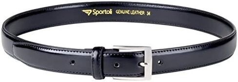 أحزمة رجالية حزام رجالي من الجلد الأصلي مُخيط وبه إبزيم مناسب للبدلة الرسمي. in Kuwait