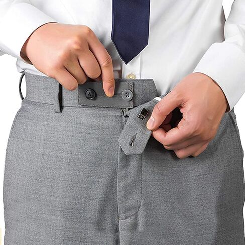 15 PCS Waist Extenders for Women Men, Elastic Waistband Expanders for Pants Adjustable Button Extenders in Kuwait