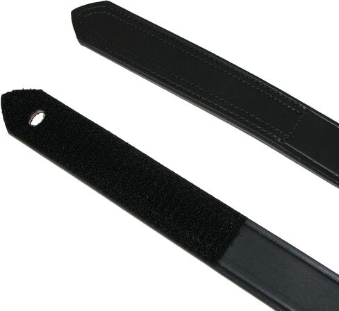 Boston Leather Men's Big & Tall Leather No Scratch Work Belt with Hook and Loop Closure in Saudi Arabia