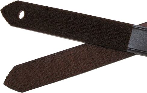 Boston Leather Men's Big & Tall Leather No Scratch Work Belt with Hook and Loop Closure in Saudi Arabia