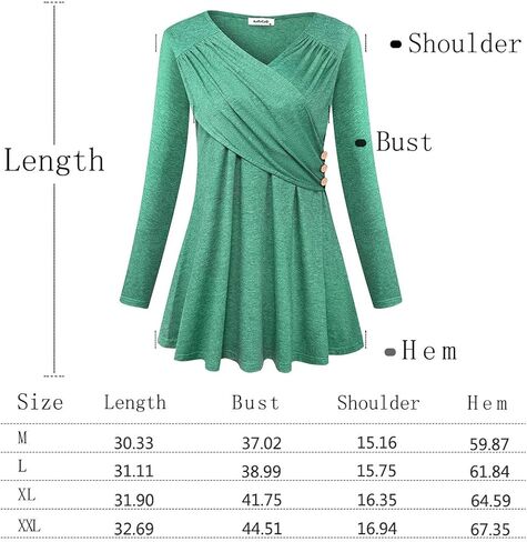 المرأة طويلة الأكمام Ruched عبر الجبهة الرقبة V الستر قمم عارضة in Kuwait