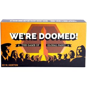 We're Doomed! - Apocalypse Survival Board Game - Cooperative Strategy for 4-10 Players - 15-Minute Race to Escape - Ideal for Competitive Game Nights & Group Gatherings