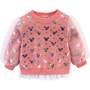Mud Kingdom Boutique Little Girls Sweatshirts Crewneck Cotton Sunflower