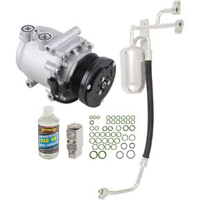 AC Compressor & A/C Kit For Ford Expedition & Lincoln Navigator 2005 2006 w/Rear AC - BuyAutoParts 60-80463RK New