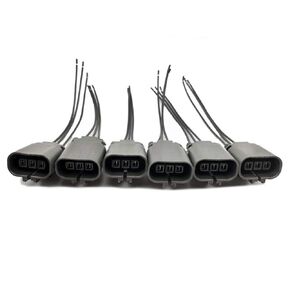 6PCS Ignition Coil Pack Wiring Connector Pigtail Plug Compatible with Nissan 300zx z32 Infiniti J30 New