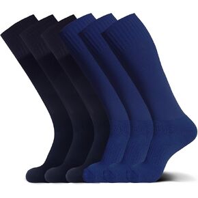 Raigoo Soccer Sock For Kids(4-11 Years Old), Sport Athletic Team Kneel High Socks For Youth Boys & Girls