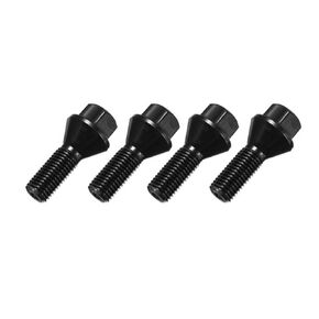4PCS Wheel Lug Bolts Nuts for BMW 318i 320i 325i 328i 330i 335i 520i 525i 528i 530i X5 with BMW E39 E46 E90 E39 E60 E53 Replacement number # 36136781150