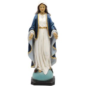 Comfy Hour Mindful and Sacred Collectio 9" Religious Generous Virgin Mary Statue, The Blessed Mother of The Immaculate Concepcion Home Madonna Figurine, Polyresin