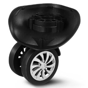 Toddmomy 4pcs Universal Wheel Attachable Wheels for Luggage Suitcase Directional Wheels Suitcase Wheel Repair kit for Trolley Bag, Inline Skate and Caster Board