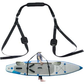 Adjustable Kayak SUP Carry Strap Multi-Use Shoulder Strap for Surfboard Stand Up Paddleboard Canoe Longboard Carry Belt Paddle Board Accessories