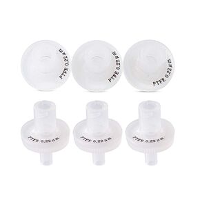 Hydrophobic PTFE Syringe Filters 13mm Diameter 0.22μm Pore Size for Industrial Filtration by Allpure Biotechnology (Hydrophobic PTFE, Pack of 100)