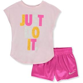 Nike Girls' Just Do It 2-Piece Shorts Set Outfit in Saudi Arabia