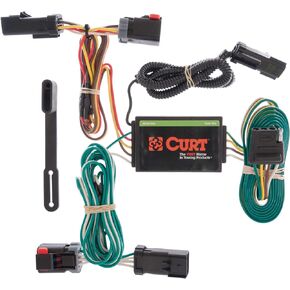 CURT 55530 Vehicle-Side Custom 4-Pin Trailer Wiring Harness, Fits Select Chrysler Pacifica, black