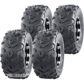 WANDA Set 4 ATV tires 88-00 Kawasaki Mule 1000 2010 2500 2510 22x11-10 6PR Pathfinder